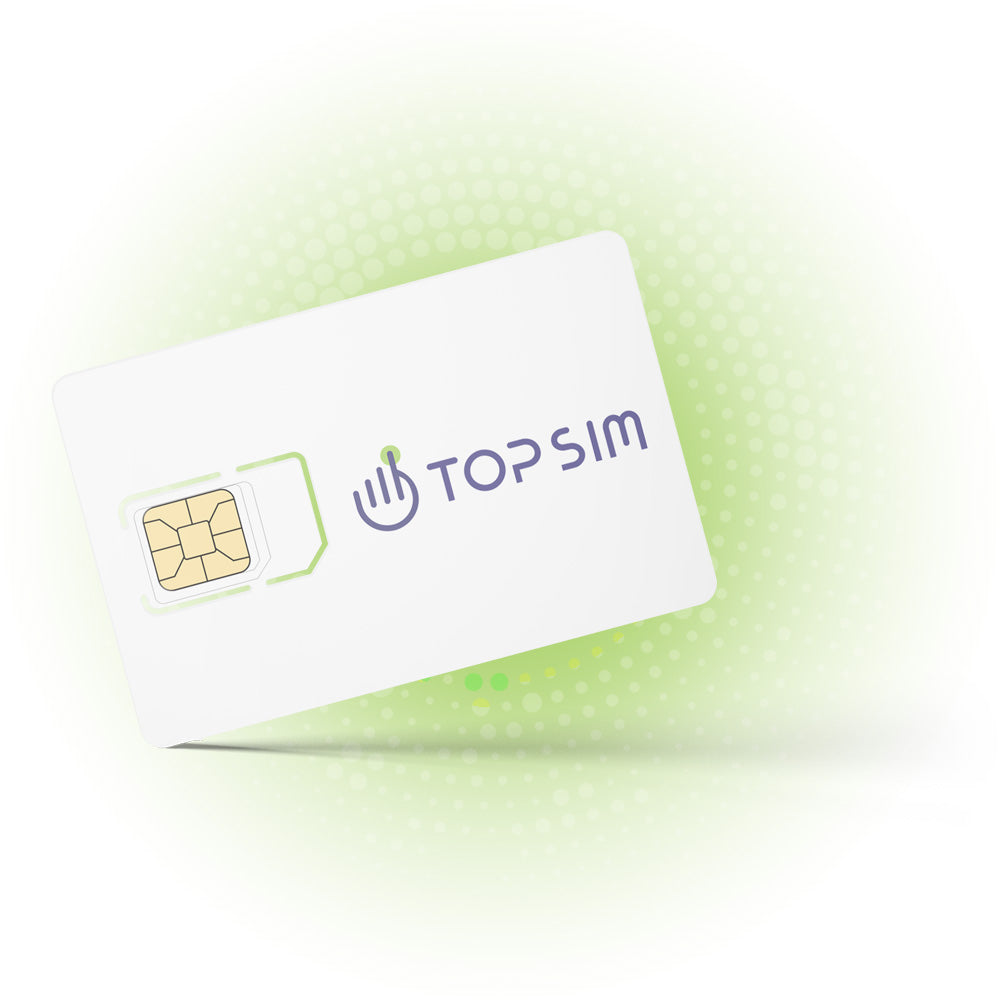 TOP SIM 5GB - Rechargeable Prepaid Data SIM